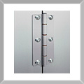 Strong stainless steel hinges allow the doors to open to the optimum position.